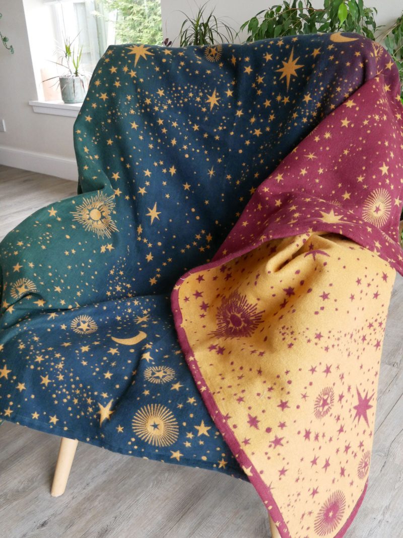 Constellation Hiraeth Oscha Throw Blanket 2