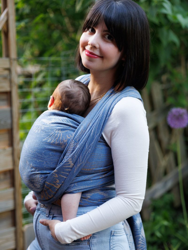 Cranes Soar Oscha Baby Wrap Carrier 10