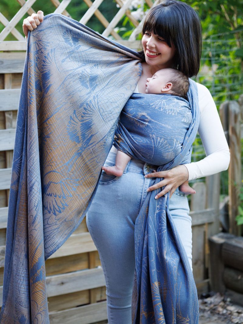 Cranes Soar Oscha Baby Wrap Carrier 15