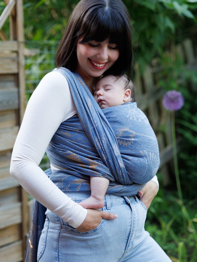 Cranes Soar Oscha Baby Wrap Carrier 9