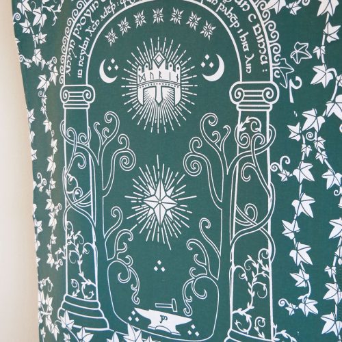 Doors of Durin Oscha Lord of the Rings Tea Towel 2