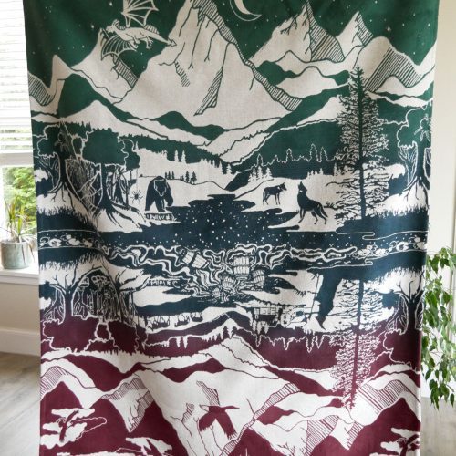 Hobbit Quest Hogmany Oscha Lord of the Rings Throw Blanket 9