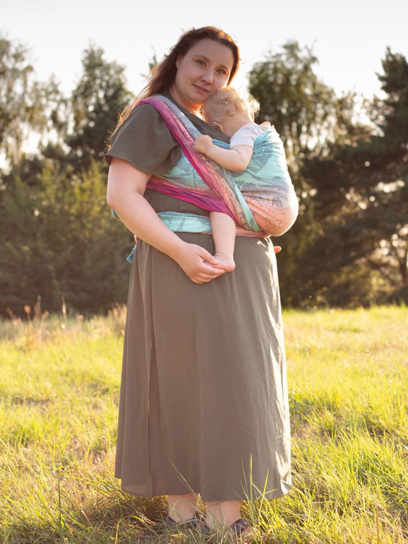 Hobbit Quest into the Sunset Oscha baby wrap carrier 10