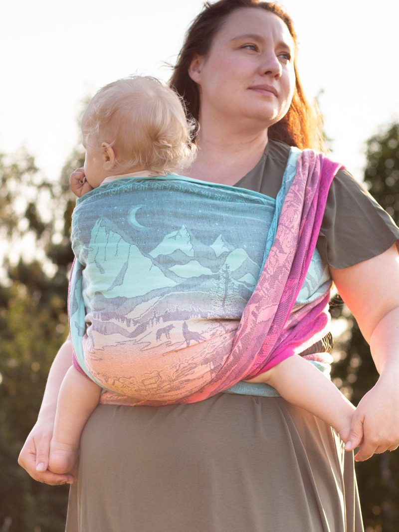 Hobbit Quest into the Sunset Oscha baby wrap carrier 8