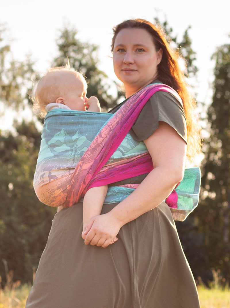 Hobbit Quest into the Sunset Oscha baby wrap carrier 9