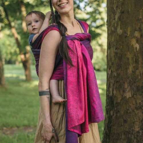 Imladris Summer Sanctuary Baby Wrap Carrier Oscha 4