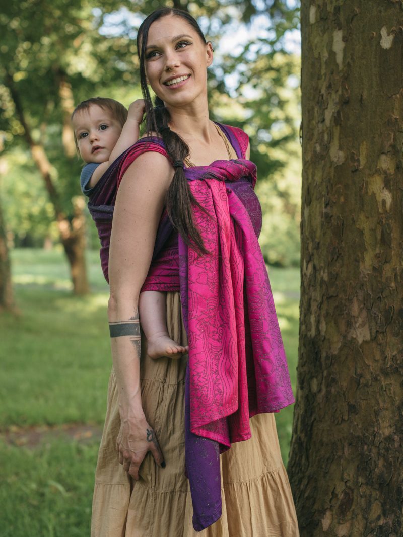 Imladris Summer Sanctuary Baby Wrap Carrier Oscha 4