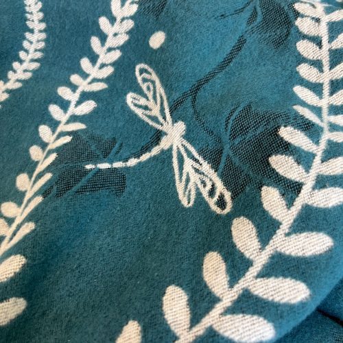 Ivy Teal Sample Throw Oscha 2