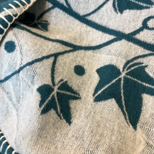 Ivy Teal Sample Throw Oscha 4