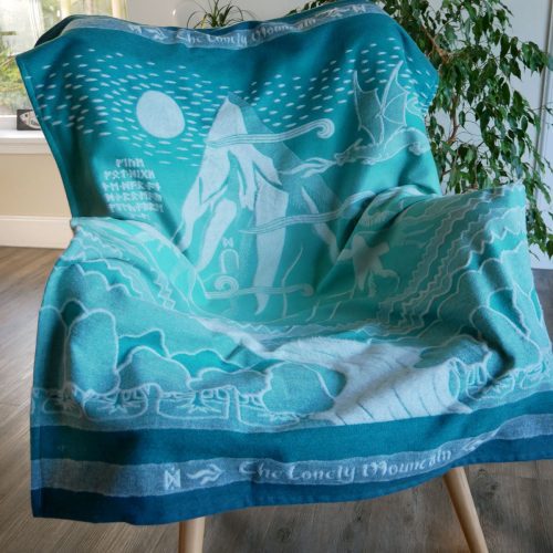 Lonely Mountain HerebeDragonsOscha Hobbit Children s Blanket 1