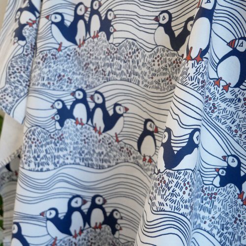 Puffins Oscha Tea Towel 2