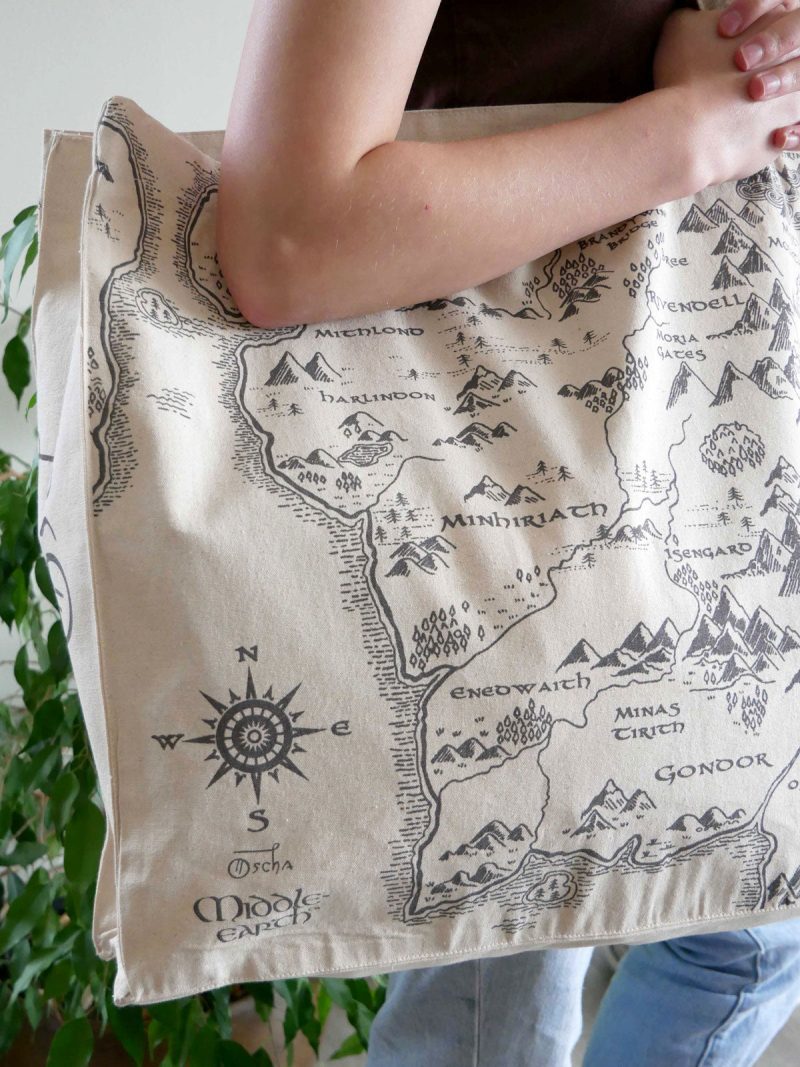 Realm of Middle Earth Oscha Slings Large Eco Tote Bag 3