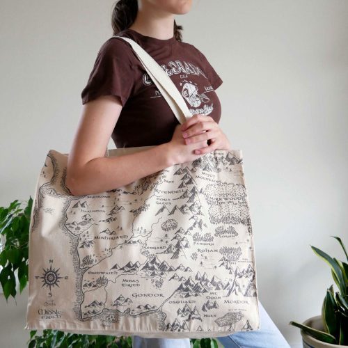 Realm of Middle Earth Oscha Slings Large Eco Tote Bag 5