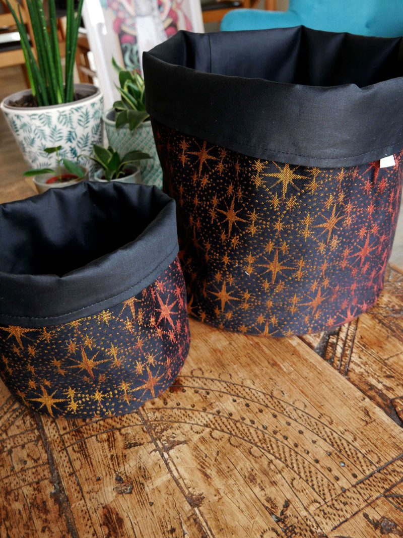 SILENT NIGHT CANDLELIGHT STORAGE BASKETS OSCHA 1