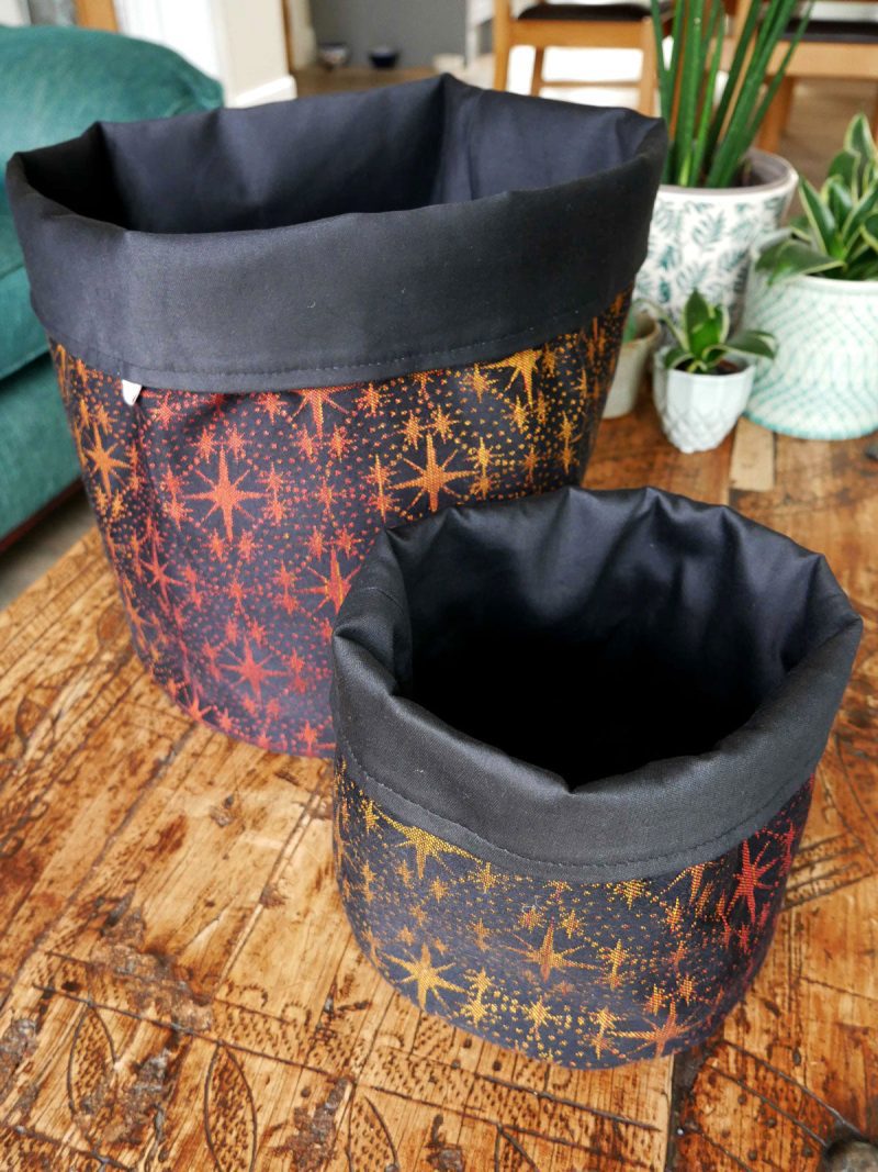 SILENT NIGHT CANDLELIGHT STORAGE BASKETS OSCHA 2