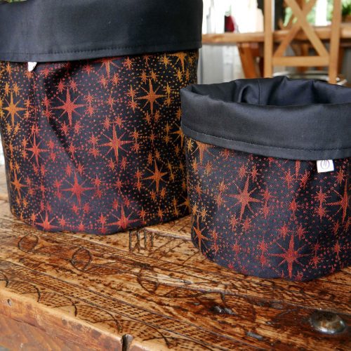 SILENT NIGHT CANDLELIGHT STORAGE BASKETS OSCHA 3