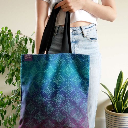 STARRY NIGHT BREW JACQUARD TOTE BAG 2