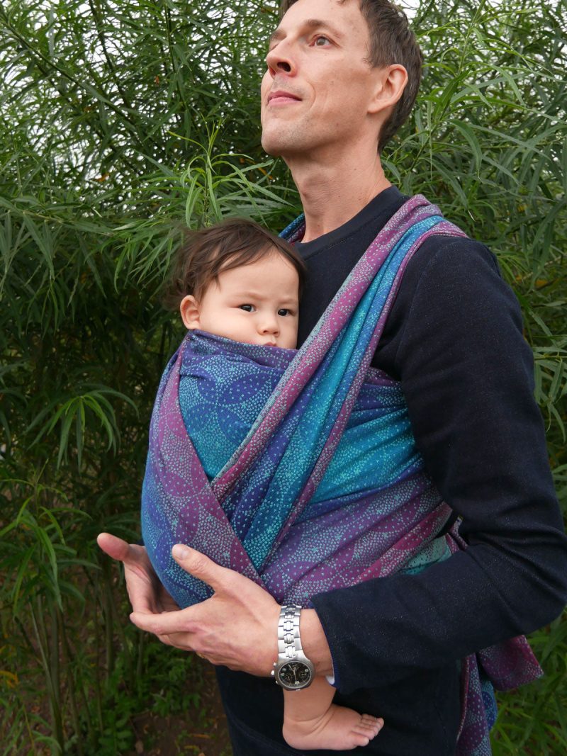 Starry Night Brew Baby Wrap Carrier Oscha Dad 6