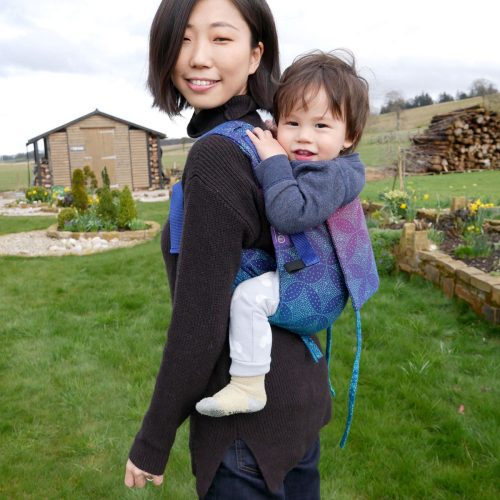 Starry Night Brew Oscha Onbuhimo Baby Carrier 6