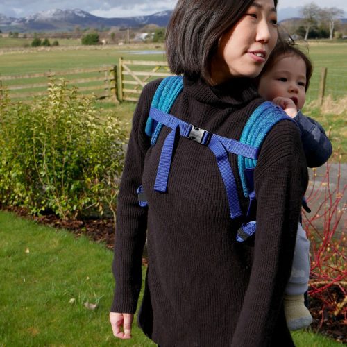 Starry Night Brew Oscha Onbuhimo Baby Carrier 7