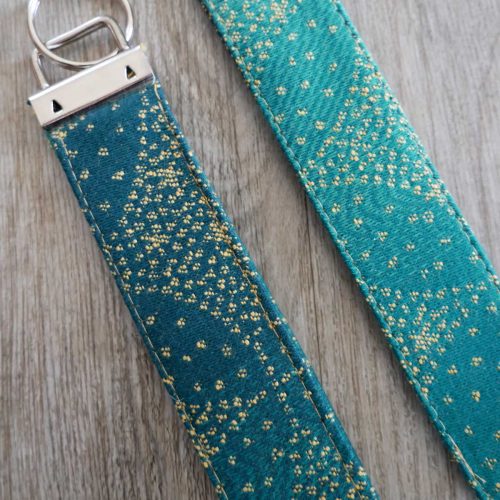 Starry Night Gold Dust Oscha Jacquard Keyring 2