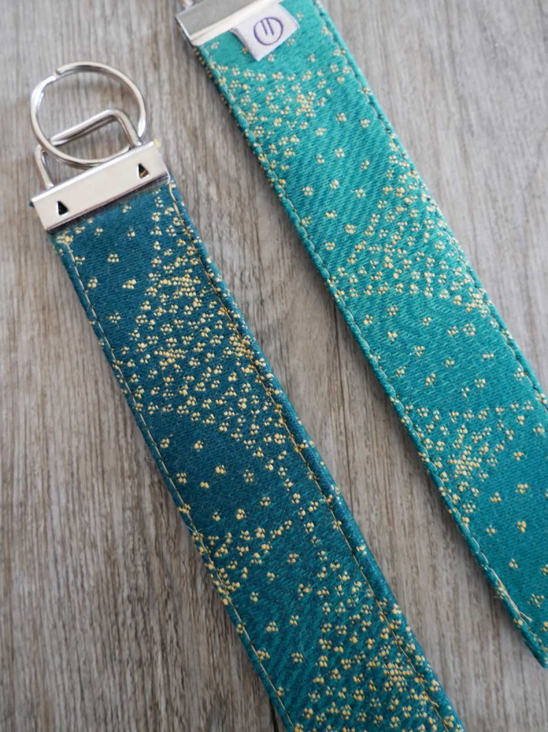 Starry Night Gold Dust Oscha Jacquard Keyring 2