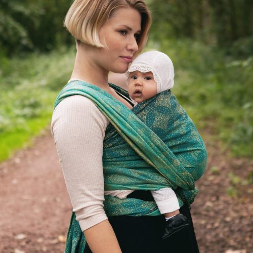 Starry Night Gold Dust Oscha Slings Action Baby Wrap Action 3