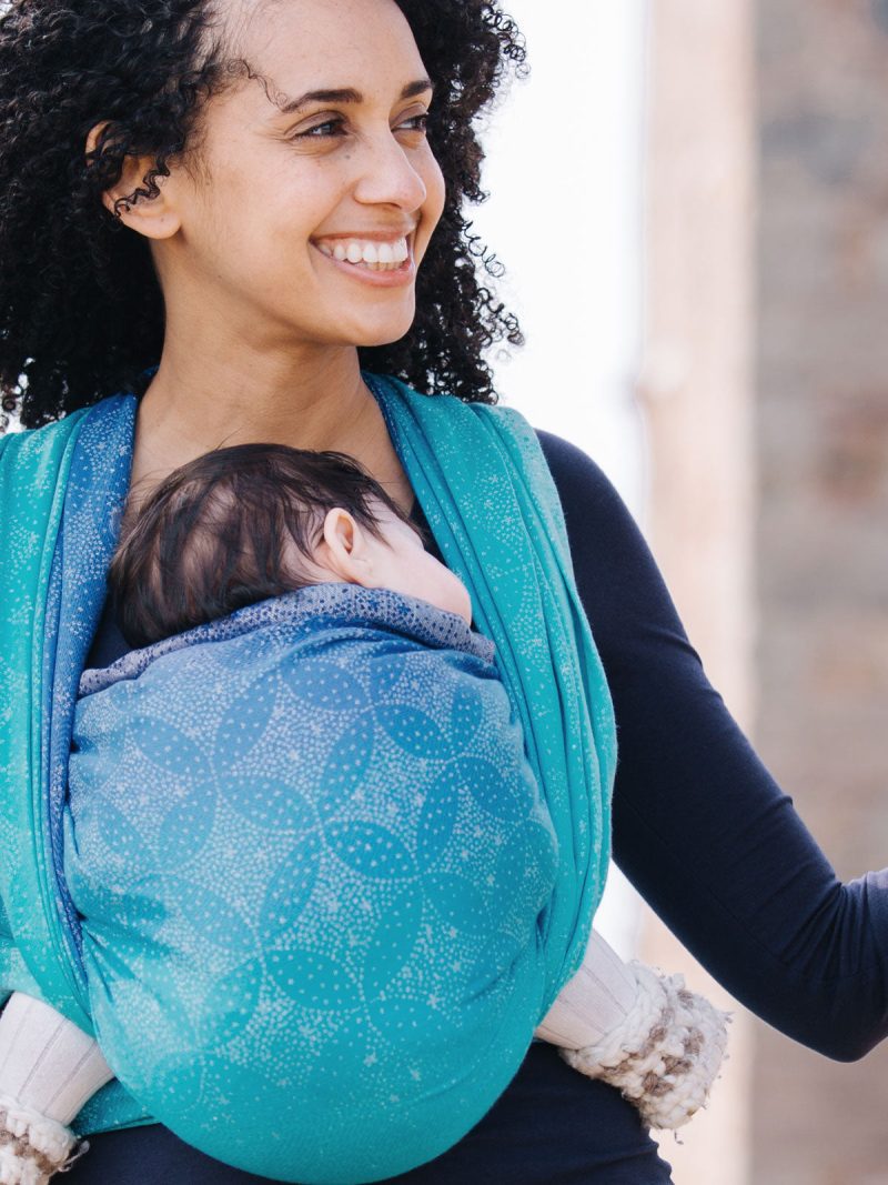 Starry night ocean baby wrap carrier oscha 1