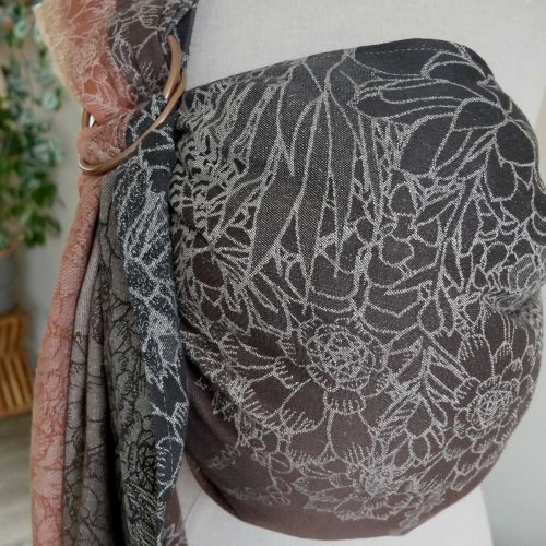 Succulents Desert Bloom Oscha Slings Baby Ring Sling 2