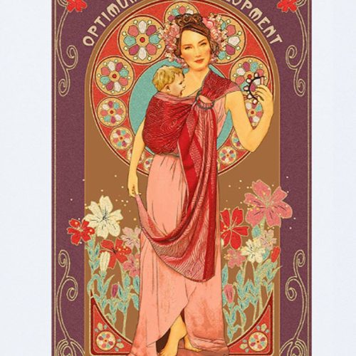 art nouveau complete set of five art print3